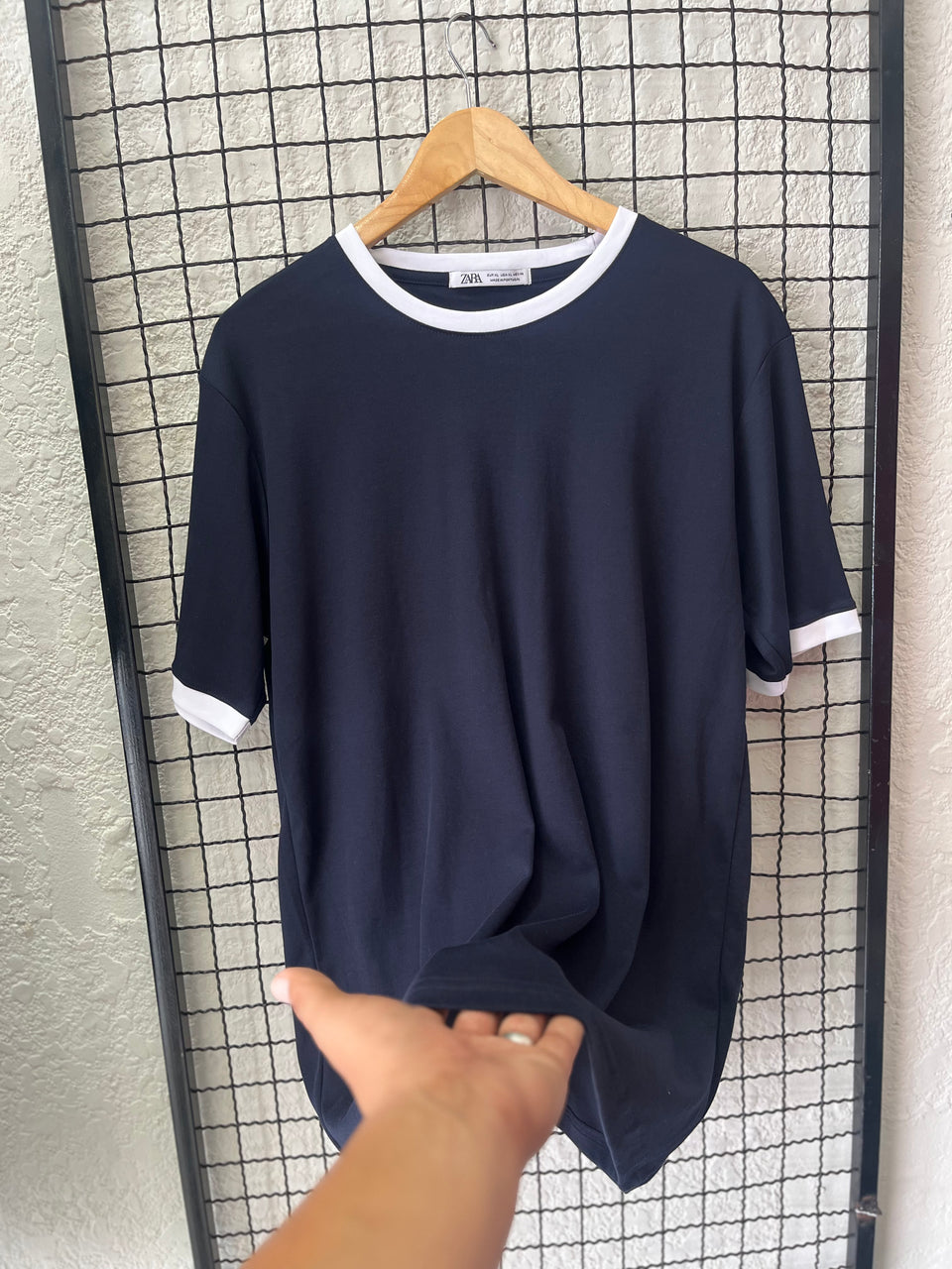 CAMISETA ZARA - AZUL ESCURO