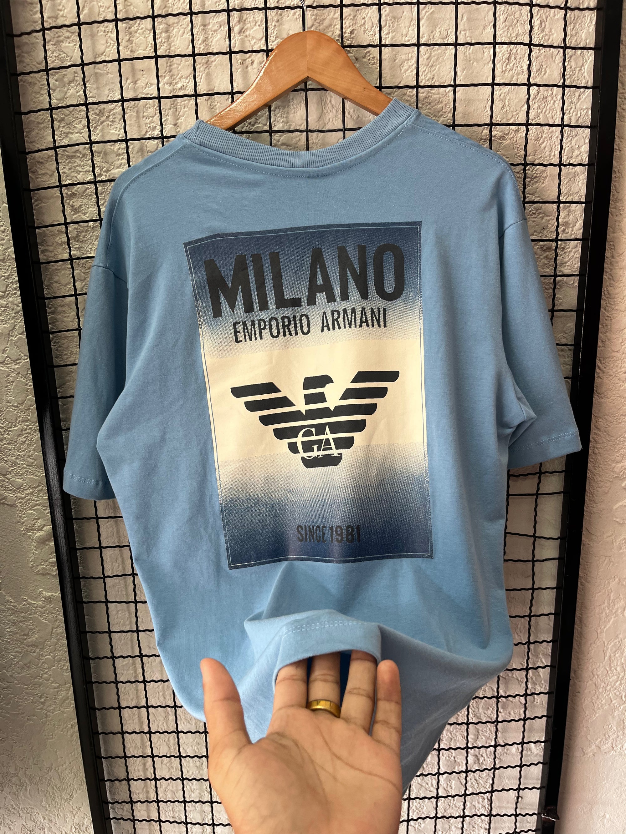CAMISETA EMPORIO ARMANI - AZUL