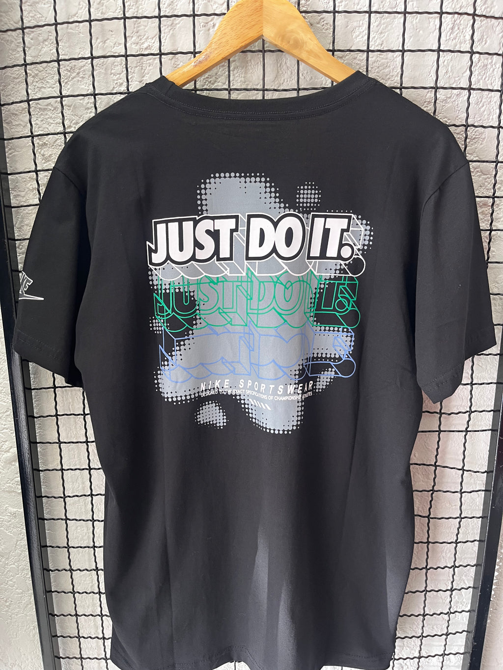 CAMISETA NK JUST DO IT.- PRETA