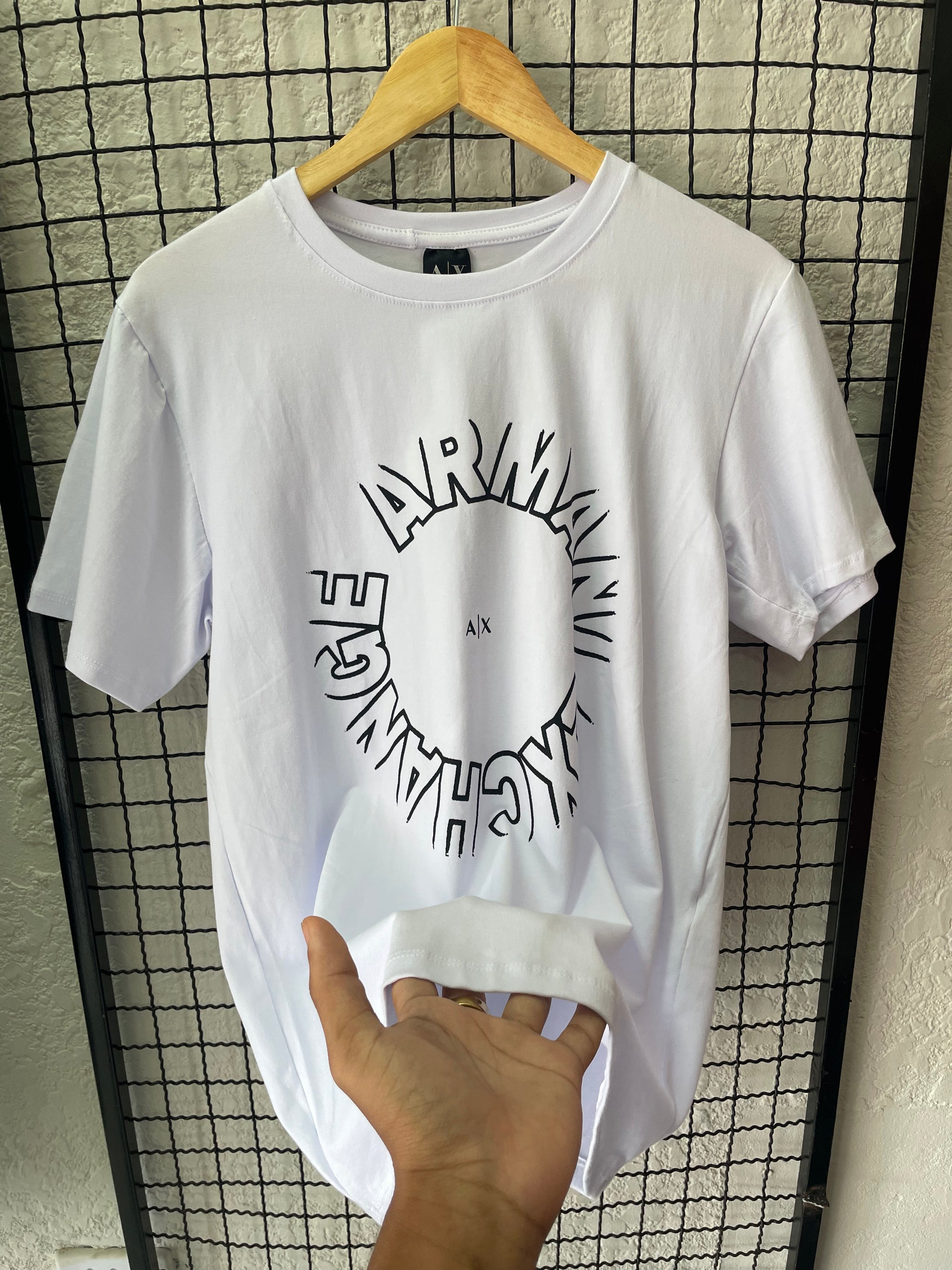 CAMISETA ARMANI EXCHENGE - BRANCA