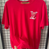 CAMISETA LV - VERMELHA