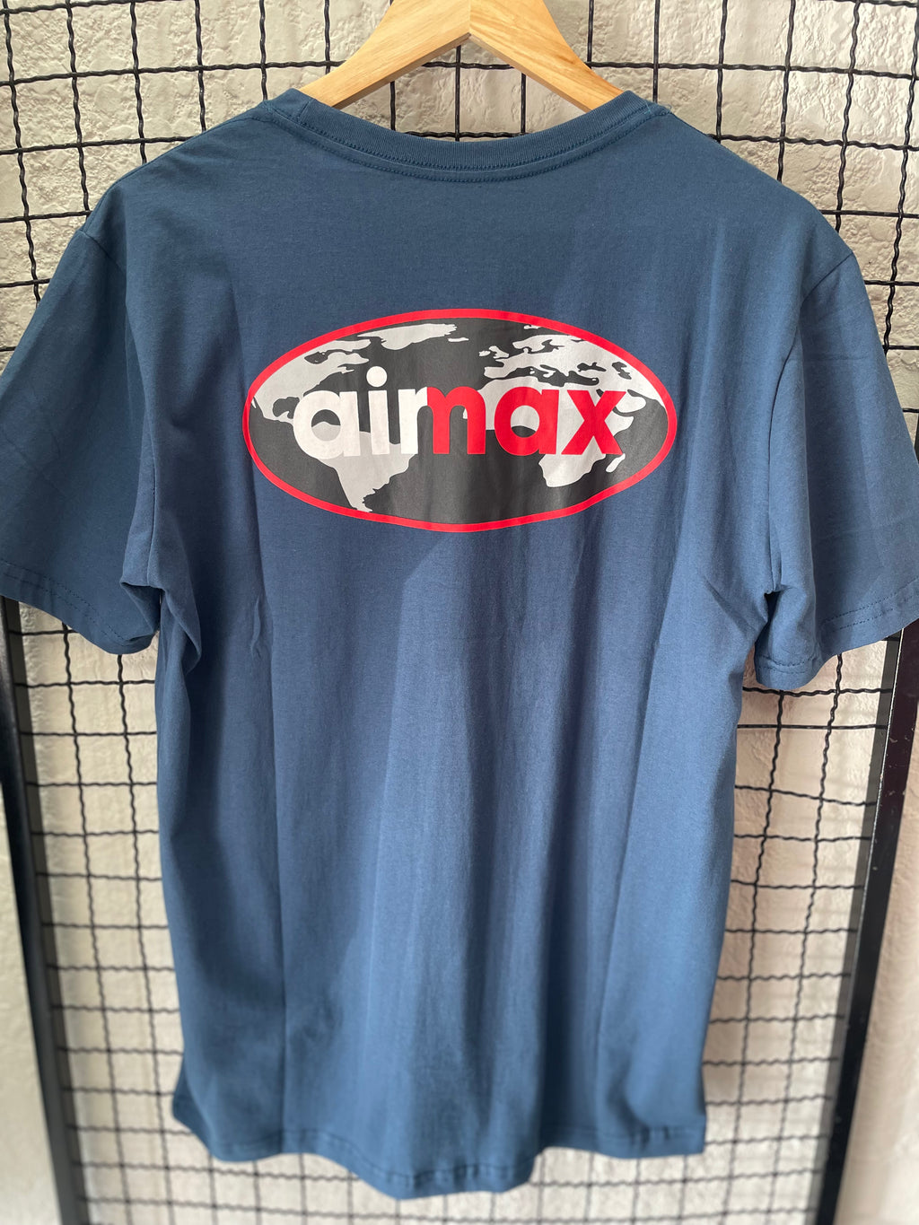 CAMISETA NK AIR MAX - AZUL ESCURO