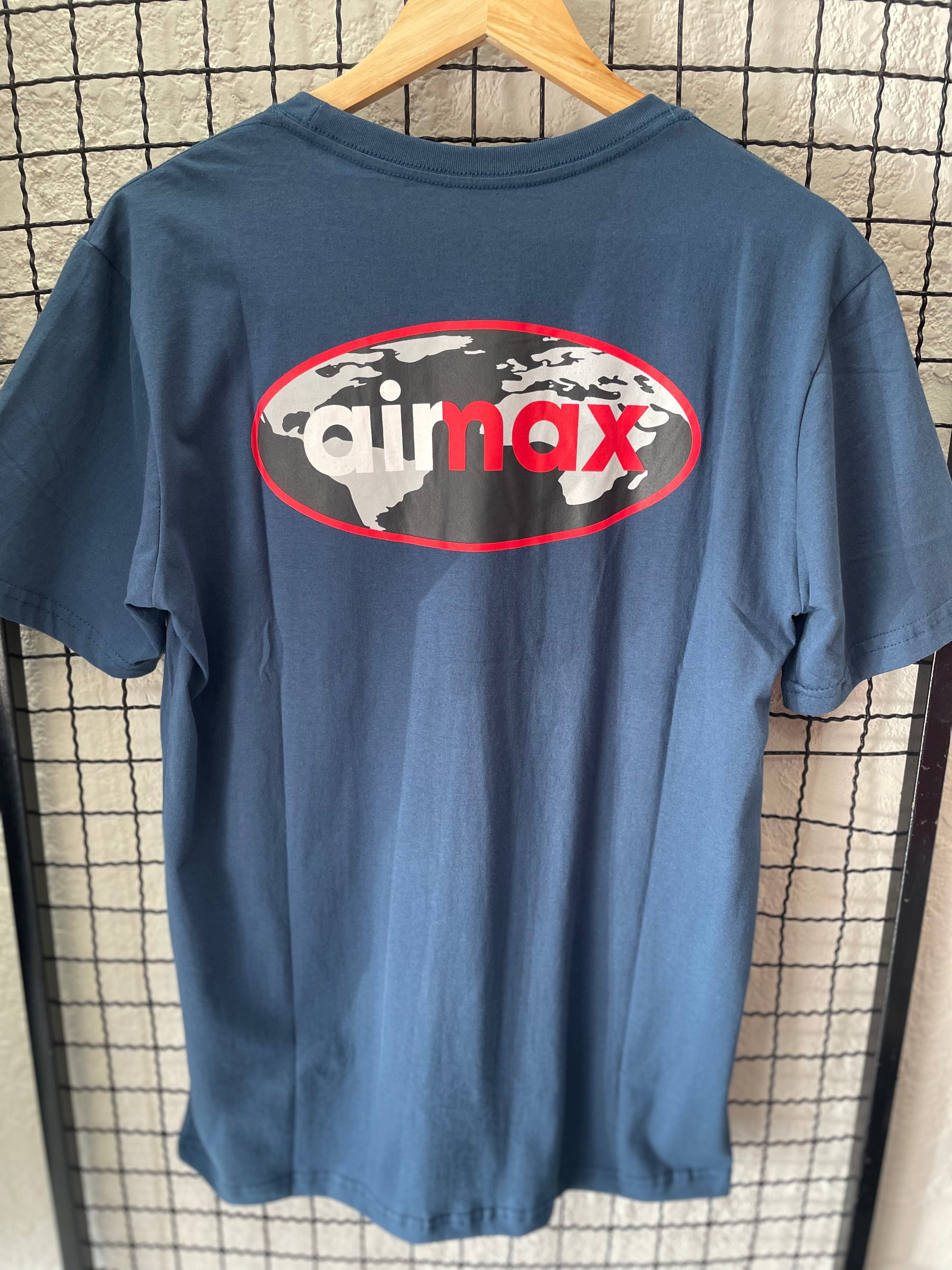 CAMISETA NK AIR MAX - AZUL ESCURO