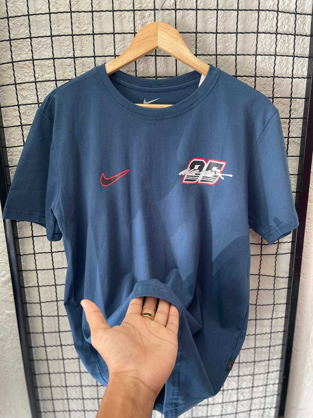 CAMISETA NK AIR MAX - AZUL ESCURO