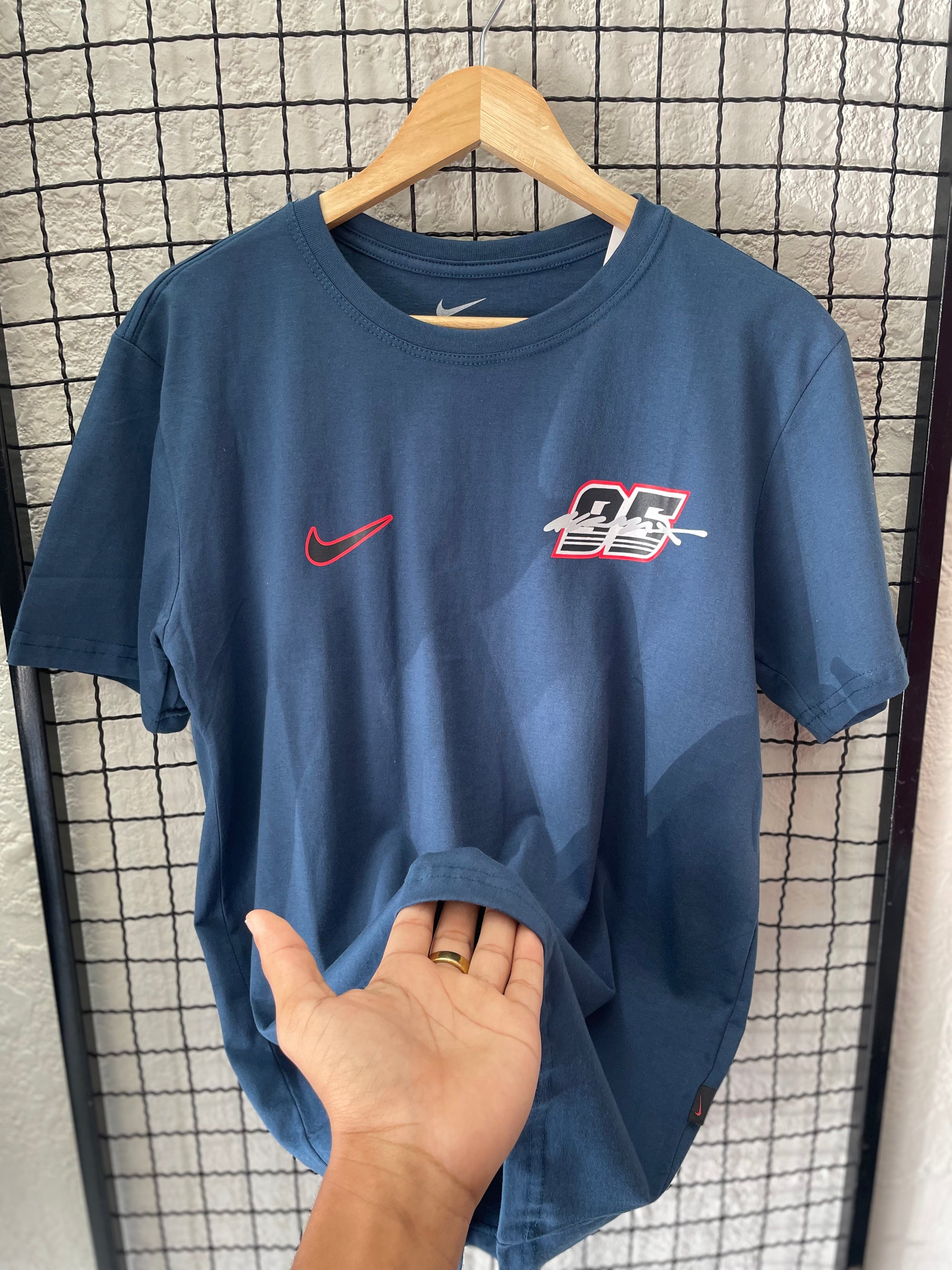 CAMISETA NK AIR MAX - AZUL ESCURO