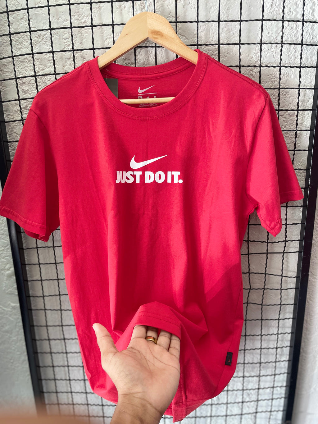 CAMISETA NK JUST DO IT. - VERMELHA