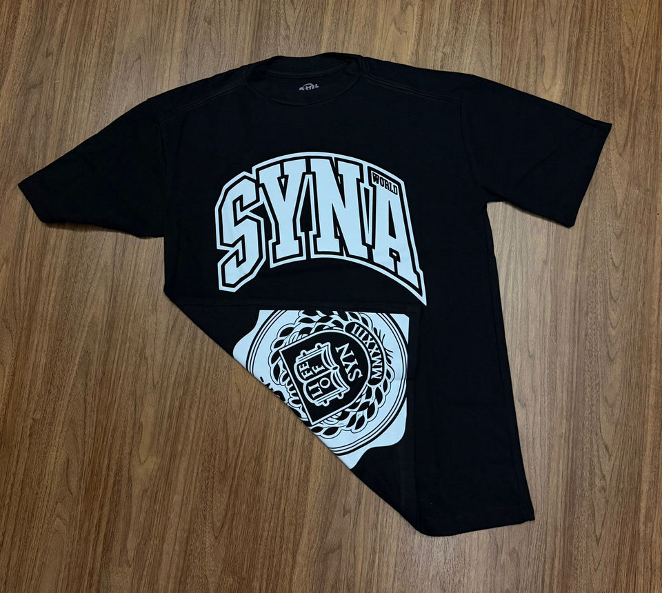 CAMISETA OVER SIZE SYNA - PRETA