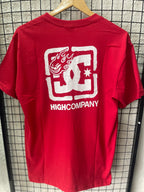 CAMISETA DC HIGH COMPANY - VERMELHA