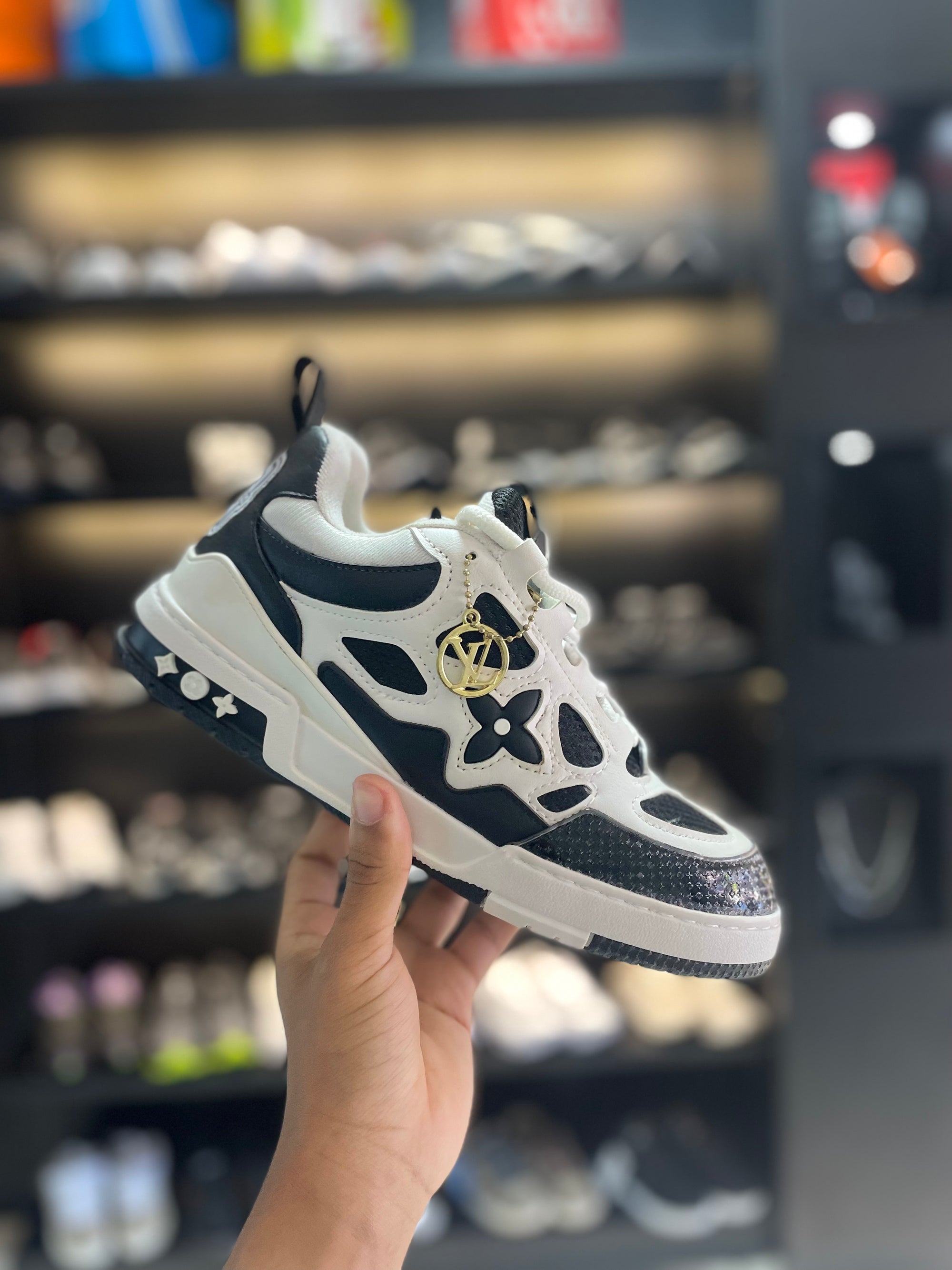 TÊNIS LV - BRANCO E AZUL