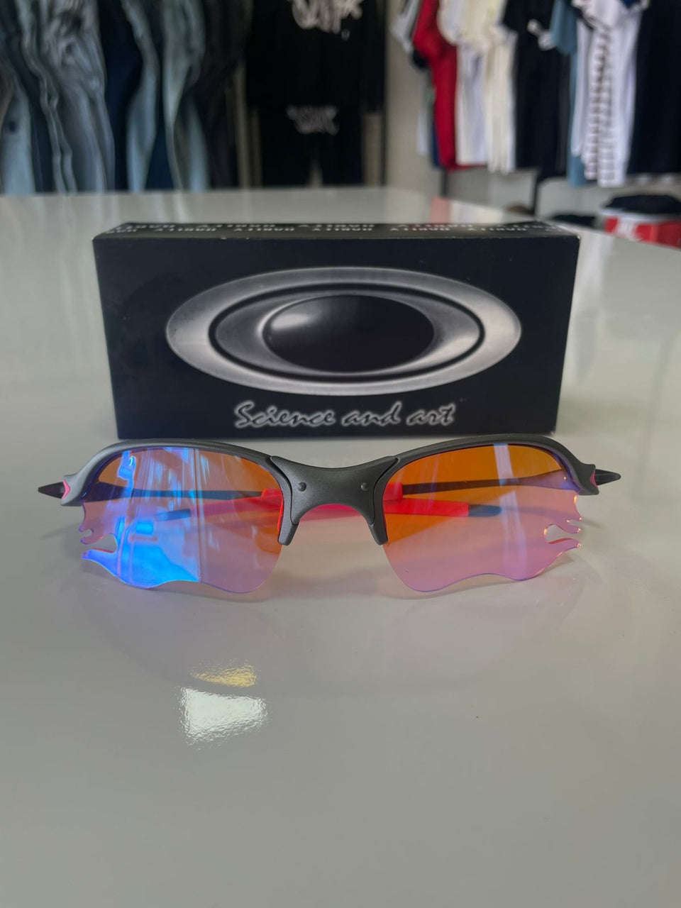 Óculos Oakley Radar EV Prizm Color – Black/Fire