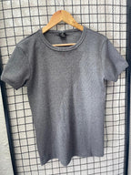 Camiseta Canelada - Cinza