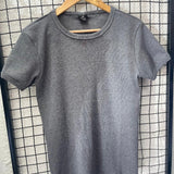 Camiseta Canelada - Cinza